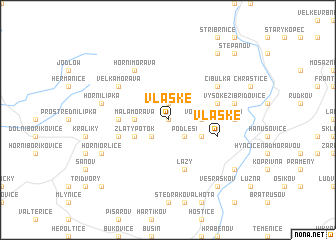 map of Vlaské