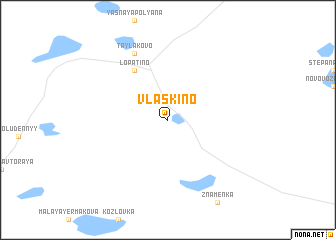 map of Vlaskino