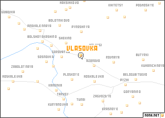 map of Vlasovka