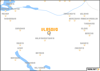 map of Vlasovo