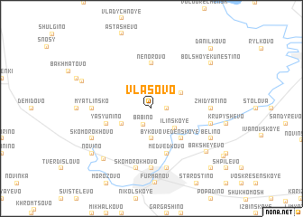 map of Vlasovo