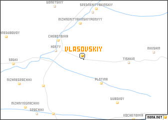 map of Vlasovskiy