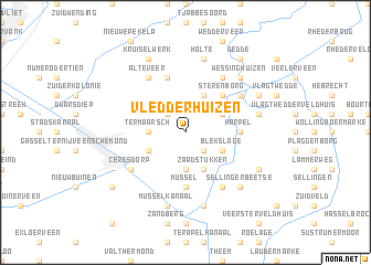 map of Vledderhuizen