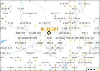 map of Vliegert