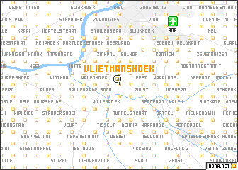 map of Vlietmanshoek