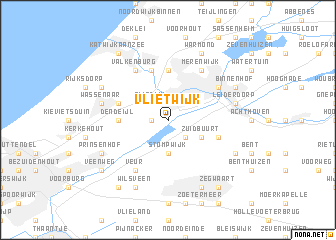 map of Vlietwijk