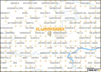 map of Vlijminkshoek