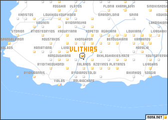 map of Vlithiás