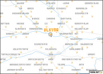 map of Vlkyňa