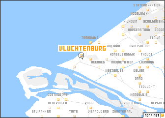 map of Vluchtenburg