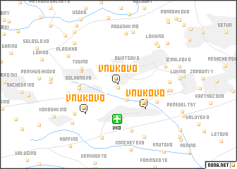 map of Vnukovo