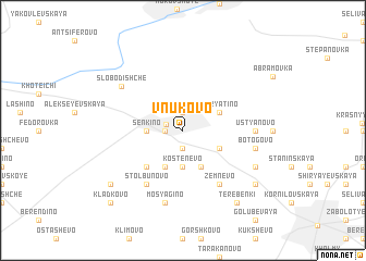 map of Vnukovo