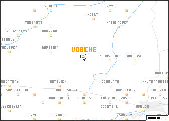 map of Vobche