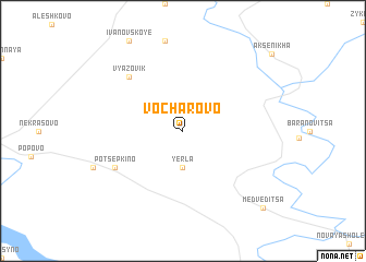 map of Vocharovo