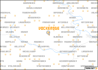 map of Vockerode