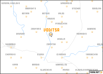 map of Voditsa
