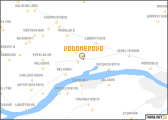 map of Vodomerovo