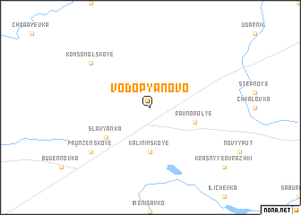 map of Vodop\