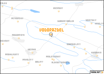 map of Vodorazdel