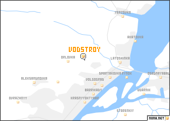 map of Vodstroy