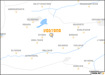 map of Vodyana