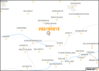 map of Vodyanoye