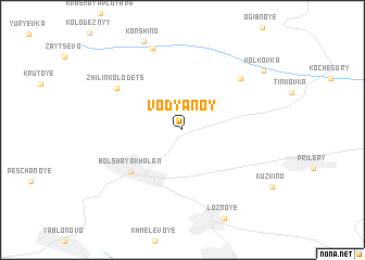 map of Vodyanoy