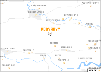 map of Vodyanyy
