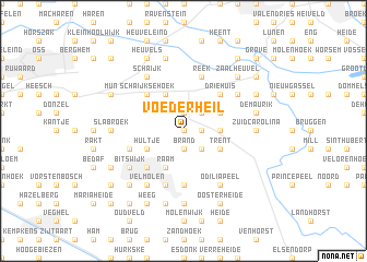 map of Voederheil