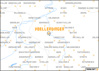 map of Voellerdingen