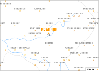 map of Voenana