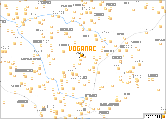 map of Voganac