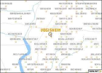map of Vögisheim