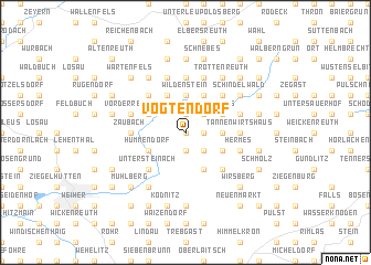 map of Vogtendorf