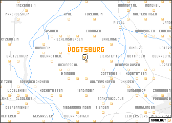 map of Vogtsburg