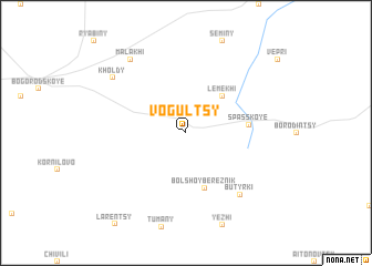 map of Vogul\