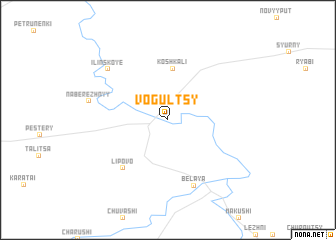 map of Vogul\