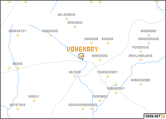 map of Vohemary