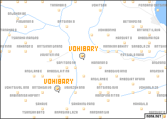 map of Vohibary