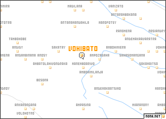 map of Vohibato