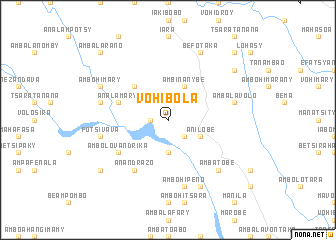 map of Vohibola