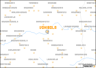 map of Vohibola