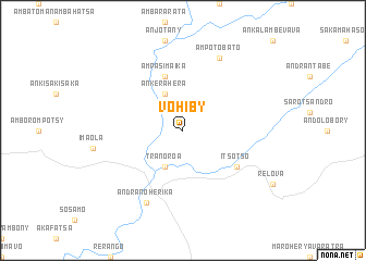map of Vohiby
