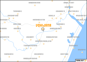 map of Vohijana