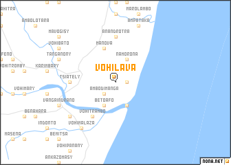 map of Vohilava