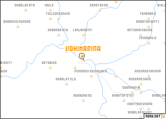 map of Vohimarina