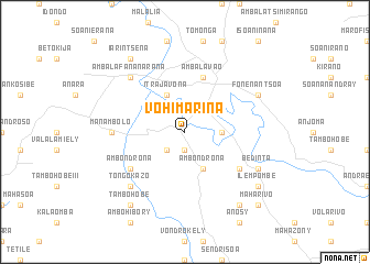 map of Vohimarina