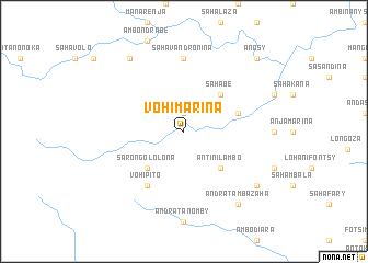 map of Vohimarina