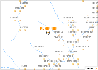 map of Vohipaha