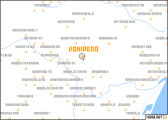 map of Vohipeno